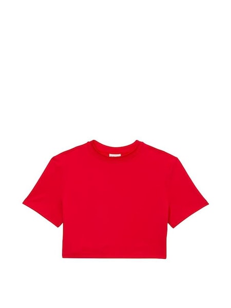 Red Pepper Super Soft Micro Fit Stretch Cropped T-Shirt (P75123) | €22.50