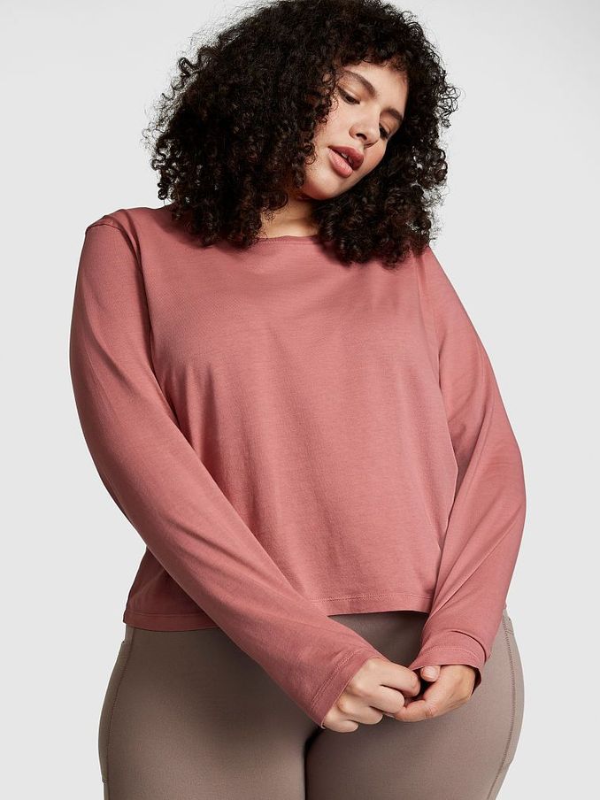 Plus size pink shirts victoria's secret sale