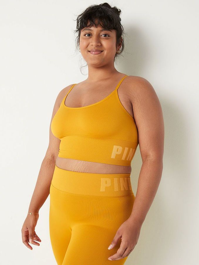 Mustard yellow 2025 sports bra
