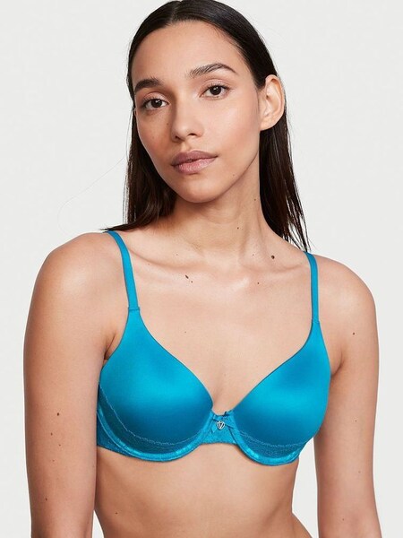 Shoreline Blue Lace Trim Lightly Lined Full Cup Bra (P81087) | €11.50