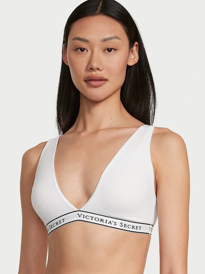 Bralettes White Plain Bras Victoria s Secret Ireland