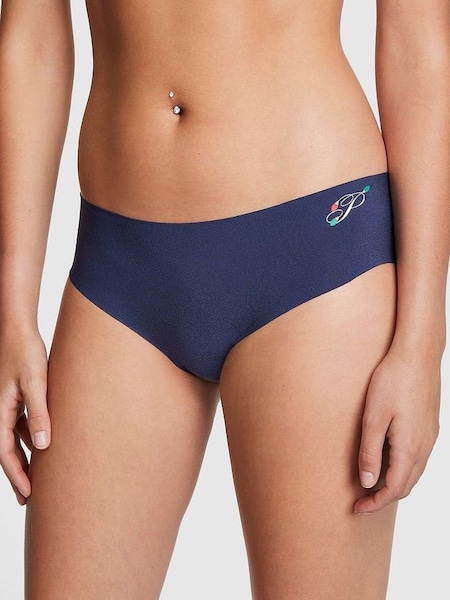 Midnight Navy Blue Script No Show Hipster Knickers (P82941) | €10.50