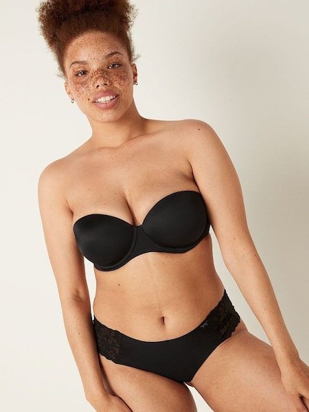 Pure Black Smooth Multiway Strapless Push Up Bra (P84122) | €33