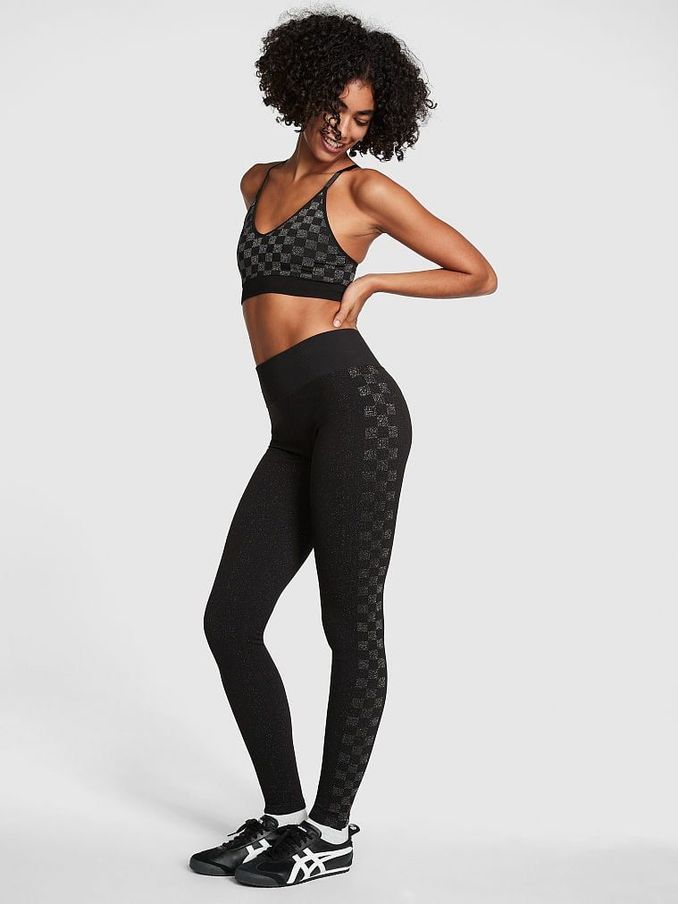 Checkered workout leggings hotsell