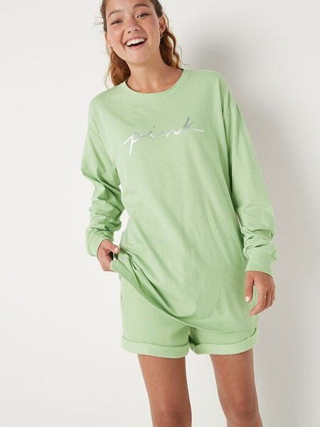 Soft Jade Green Long Sleeve T-Shirt (P95269) | €15.50