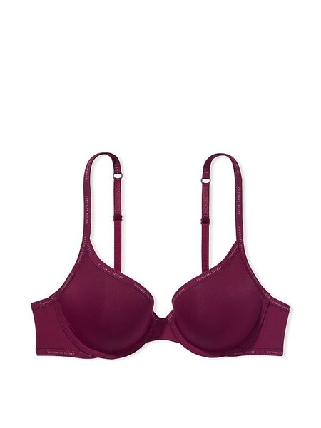 Kir Purple Regular Cup Lightly Lined Logo Strap Full Cup Bra (P95731) | €40