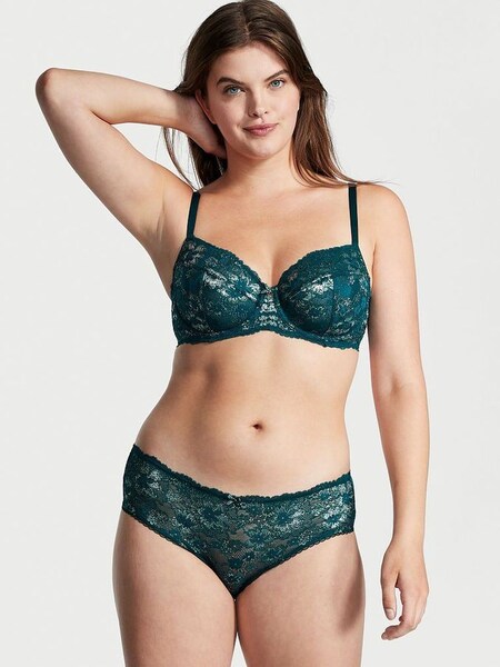 Deepest Green Lace Hipster Knickers (P96005) | €5.50