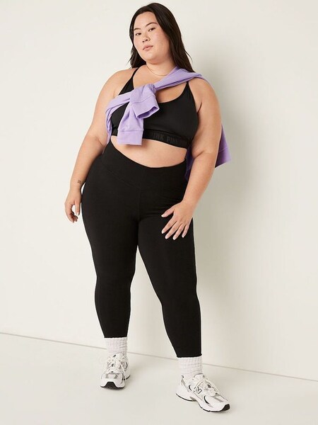 Pure Black High Waist Full Length Legging (P99637) | €53