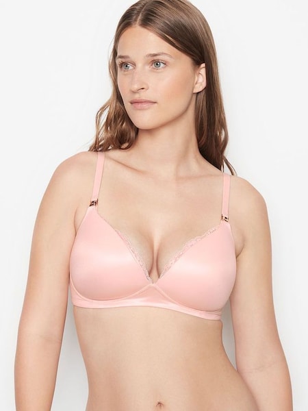 Purest Pink Smooth Lightly Lined Non Wired Nursing Bra (Q00274) | €22.50