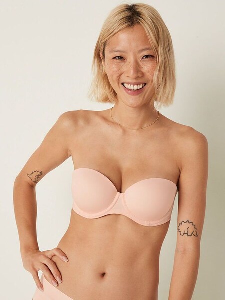Peach Nectar Nude Smooth Multiway Strapless Push Up Bra (Q08685) | €15.50