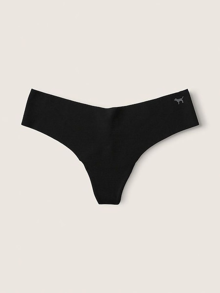 Pure Black Thong Smooth No Show Knickers (Q09350) | €10.50