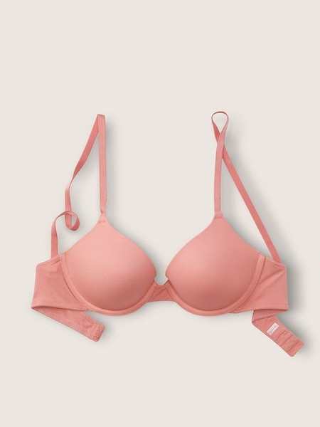 French Rose Pink Smooth Multiway Strapless Push Up Bra (Q09429) | €33