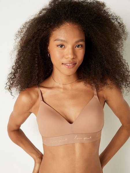 Mocha Latte Nude Smooth Lightly Lined Non Wired T-Shirt Bra (Q11839) | €34