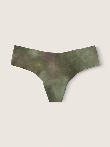 Tie Dye Grassland Green No Show Thong Knickers (Q19453) | €4.50