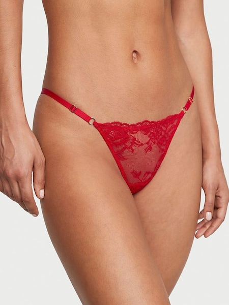 Lipstick Red Lace G String Knickers (Q28681) | €15.50