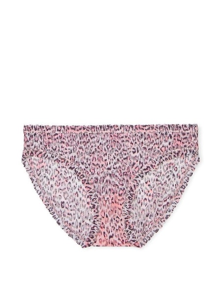 Purest Pink Animal Printed Bikini Lace Knickers (Q28739) | €10.50