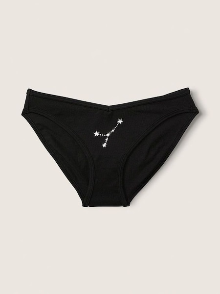 Cancer Black Astrology Cotton Bikini Knickers (Q29639) | €11.50