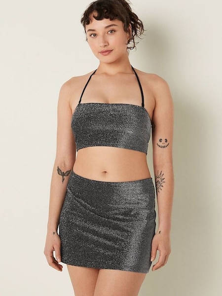 Pure Black Shimmer Swim Mini Skirt (Q30530) | €13.50