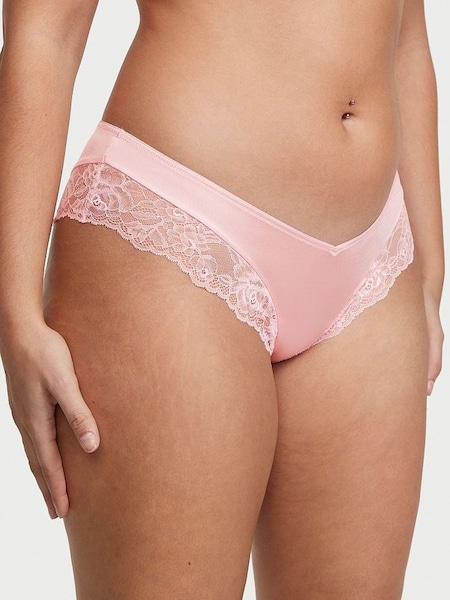 Pretty Blossom Pink Lace Cheeky Knickers (Q31490) | €15.50