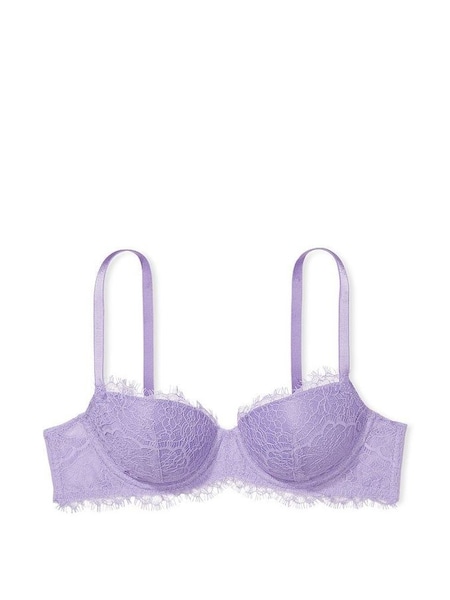 Star Lilac Purple Lace Lightly Lined Demi Bra (Q35049) | €27