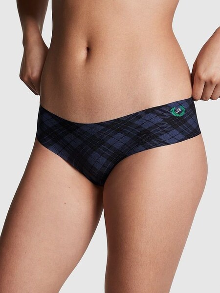 Midnight Navy Blue Crest No Show Cheeky Knickers (Q35625) | €10.50