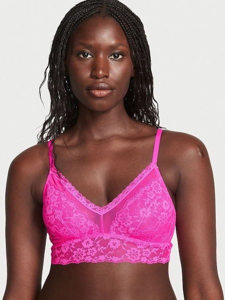 Bali Orchid Pink Posey Lace Bralette T-Shirt Bra (Q41502) | €33
