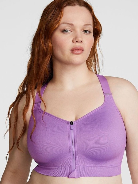 Glazed Violet Purple Seamless Air Sports Bra (Q43141) | €40