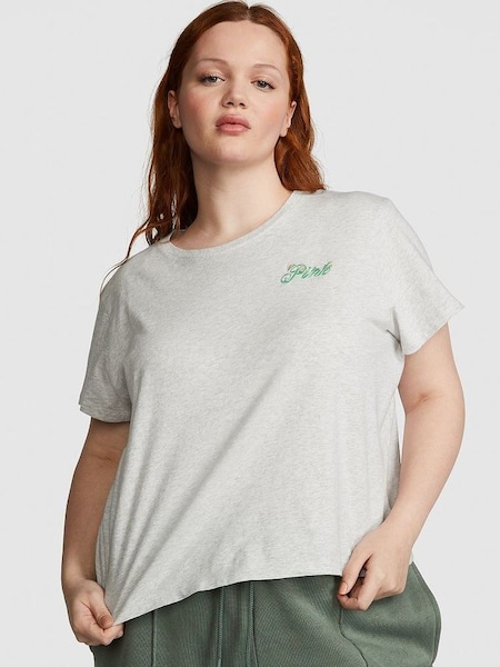 Wildflower Heather Stone Grey Short Sleeve Dreamer T-Shirt (Q57341) | €22.50