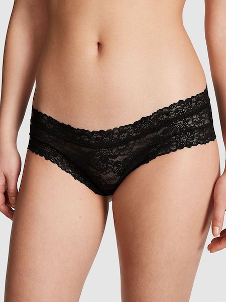 Pure Black Lace Cheeky Knickers (Q57389) | €10.50