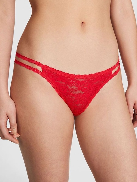 Red Pepper Thong Lace Strappy Thong Knickers (Q57393) | €10.50