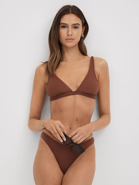 Haut de bikini à décolleté plongeant, couleur cuivre Bondi Born (Q74739) | 170 €