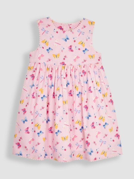 Pink Butterfly & Dragonfly Floral Summer Dress (Q80776) | €30