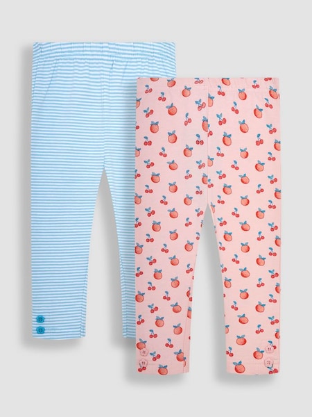 Pink Peach & Blue 2-Pack Leggings (Q80862) | €35