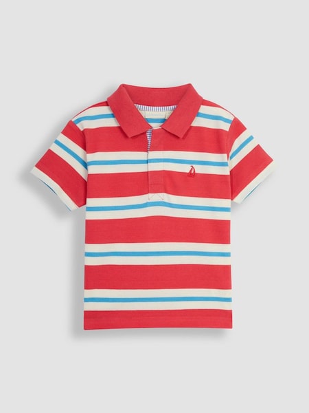 Pink Classic Stripe Polo Shirt (Q81636) | €22.50