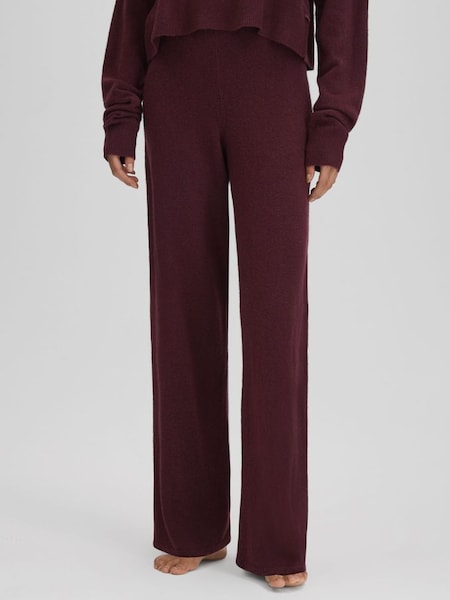 Calvin Klein Underwear Knitted Trousers in Tawny Port (Q85275) | €95