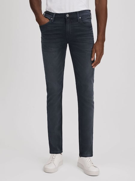 Paige - Superskinny superskinny jeans met hoge stretch in wieltjesblauw (Q87404) | € 330