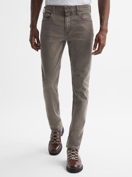 Paige High Slim Fit Stretch Jeans in Sanded Walnut (Q87440) | SAR 1,305