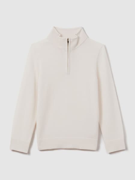 Teen羊毛半拉鍊高領雪地套衫 (Q89062) | HK$640
