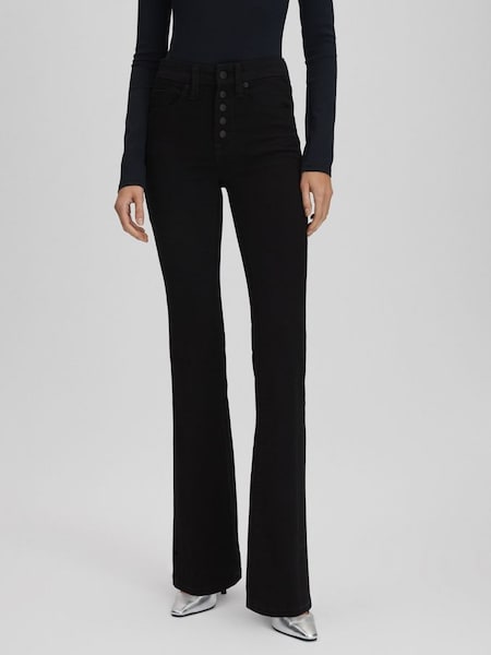 Good American Flared Jeans in Black (Q91874) | HK$2,210