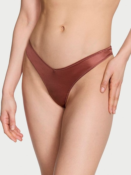 Clay Brown Thong Knickers (Q98078) | €15.50