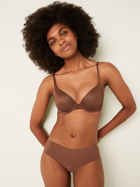 Soft Cappuccino Brown Smooth Push Up Bra (QP6081) | €19.50