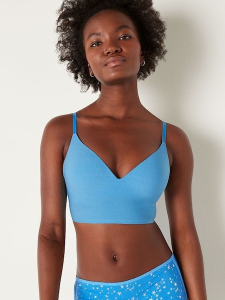 Azure Sky Blue Smooth Non Wired Push Up Bralette (R34670) | €15.50