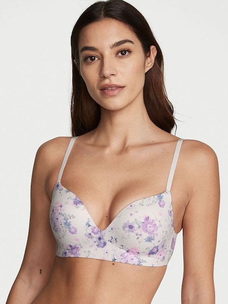 White Meadow Floral Non Wired Push Up Non Wired Push Up Bra (R74663) | €22