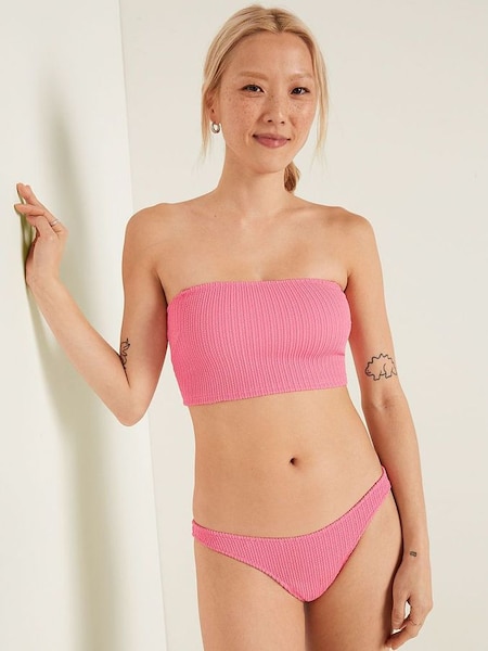 Dreamy Pink Brazilian Crinkle Bikini Bottom (R74797) | €22.50