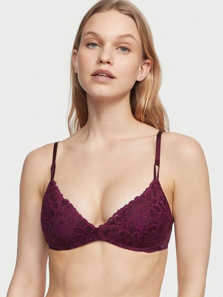 Kir Red Lace Non Wired Push Up Bra (R74882) | €19.50