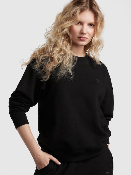 Pure Black Fleece Oversized Sweatshirt (R83973) | €34