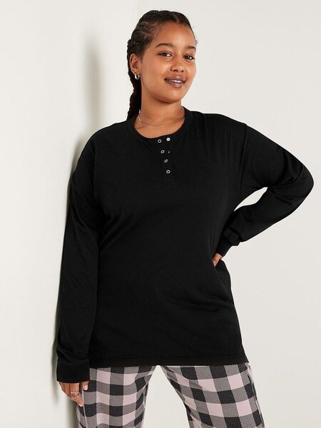 Black Long Sleeve T-Shirt (RJ0135) | €34