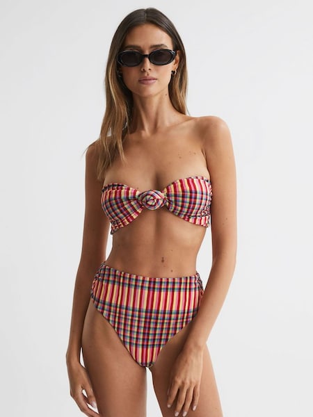 FELLA Bandeau Knot Bikini Top in Havana (T60182) | $142