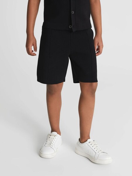 Junior Jogger Style Stretch Shorts in Black (T66089) | €22