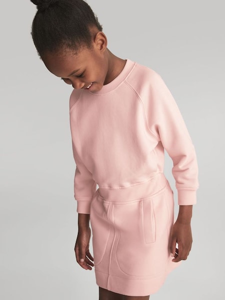 Junior Jersey Sweater Dress in Pink (U49176) | CHF 75